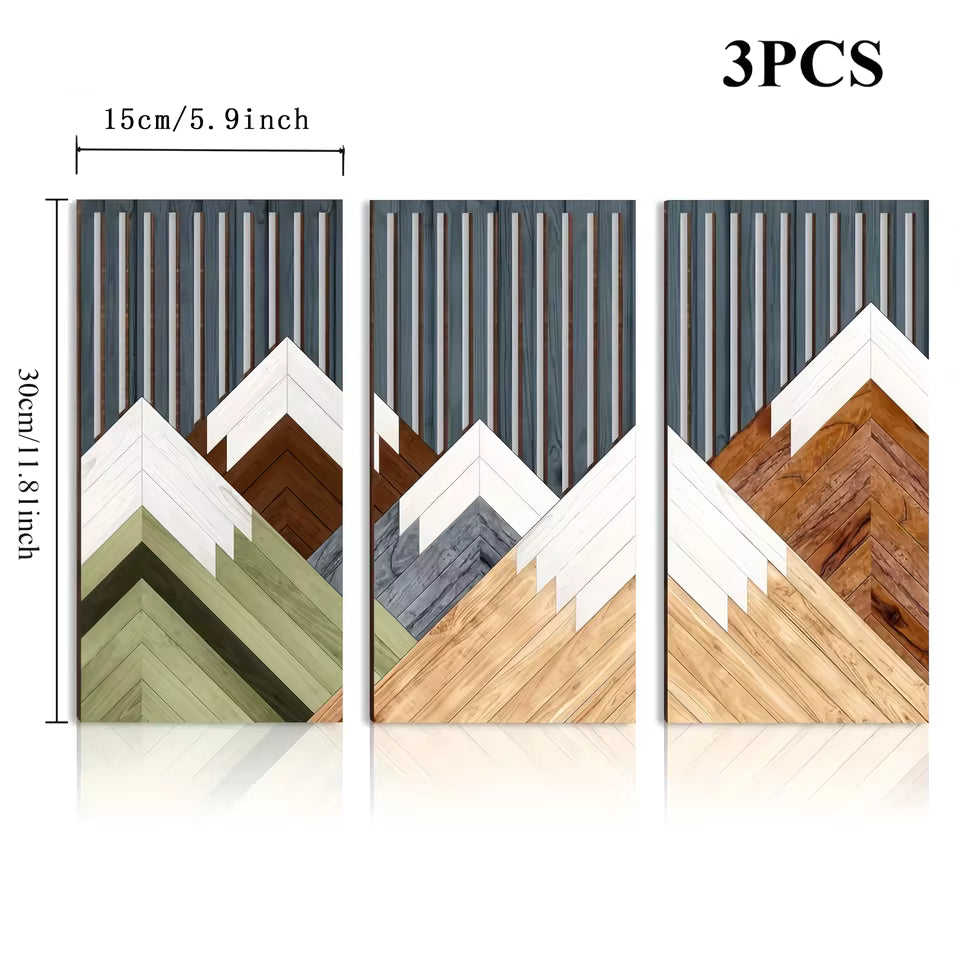 Trio de Painéis Vazados (3 Peças)