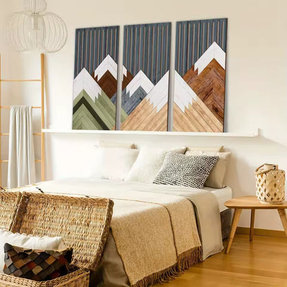 Trio de Painéis Vazados (3 Peças)